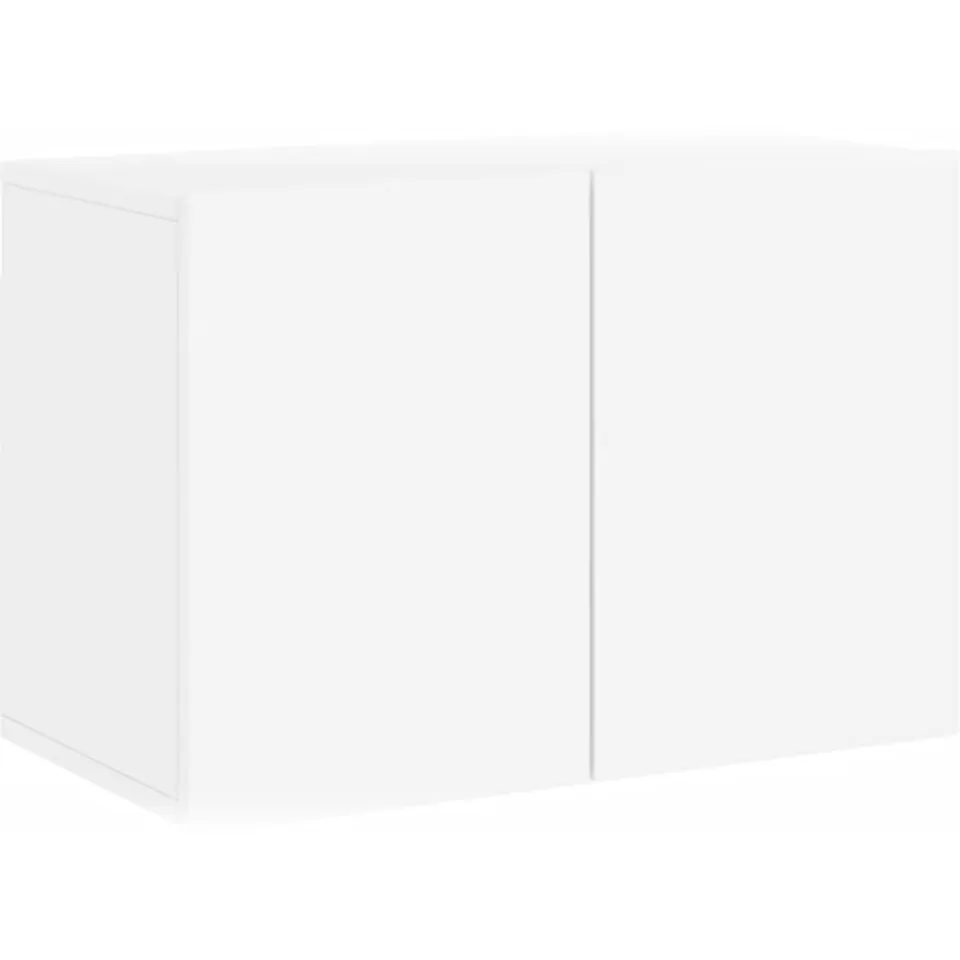 vidaXL Tv-meubel wandgemonteerd 60x30x41 cm wit