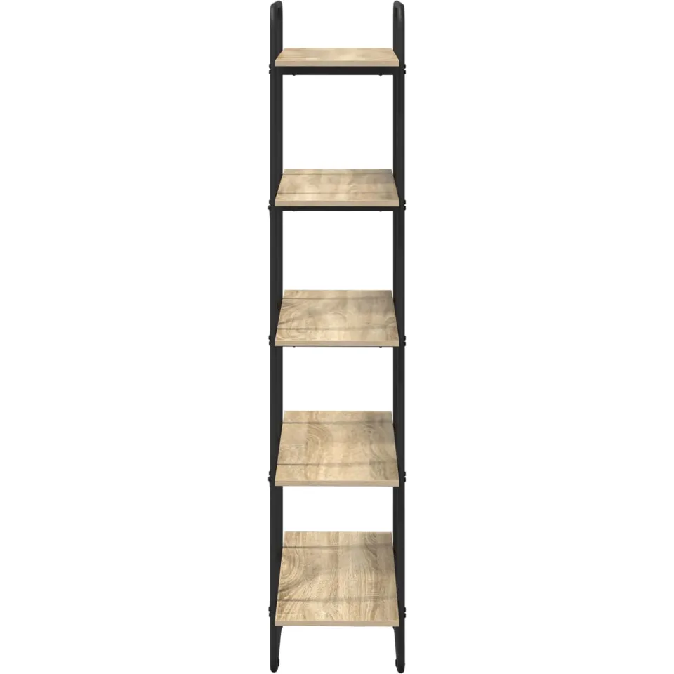 vidaXL Boekenrek 5-laags 80 x 35 x 175,5 cm PB Sonoma Eiken, foto 3
