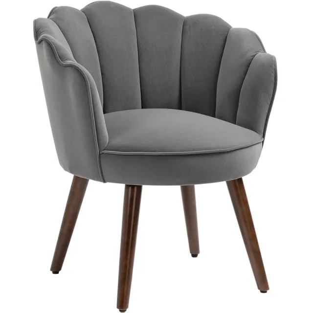 GranMaison Fauteuil - Relaxstoel - Relaxfauteuil - Stoel - Met armleuning - Voor één Persoon - Donkergrijs