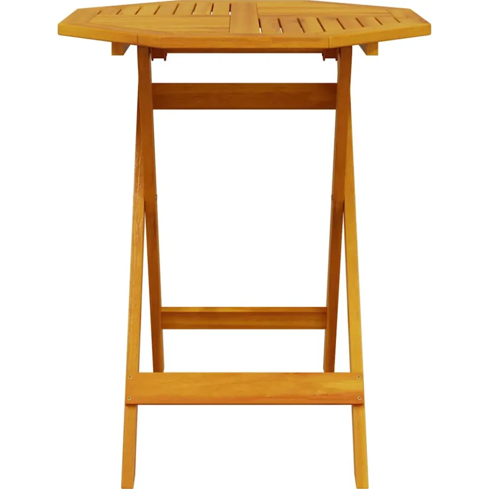 vidaXL Tuintafel inklapbaar Ø70x75 cm massief acaciahout bruin, foto 4