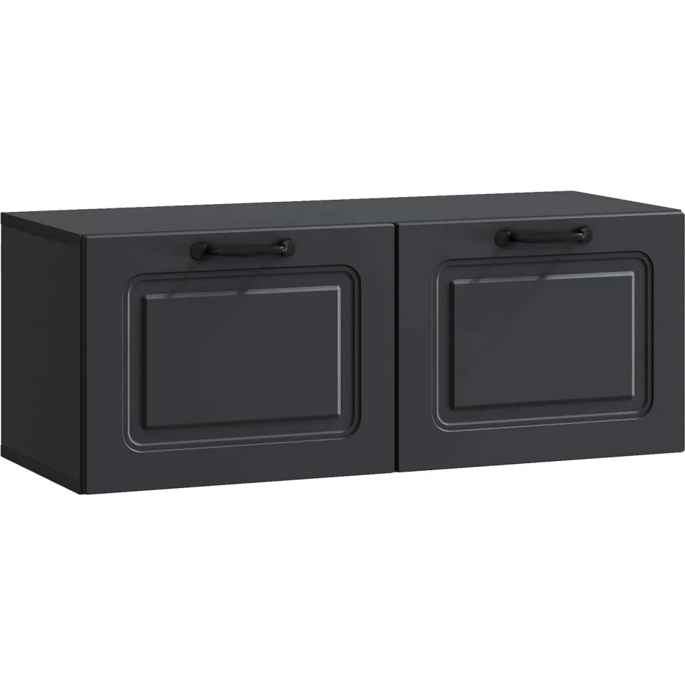 vidaXL Wandbeugel TV-kast Zwart 78,5 x 31 x 30 cm Bewerkt hout, foto 3