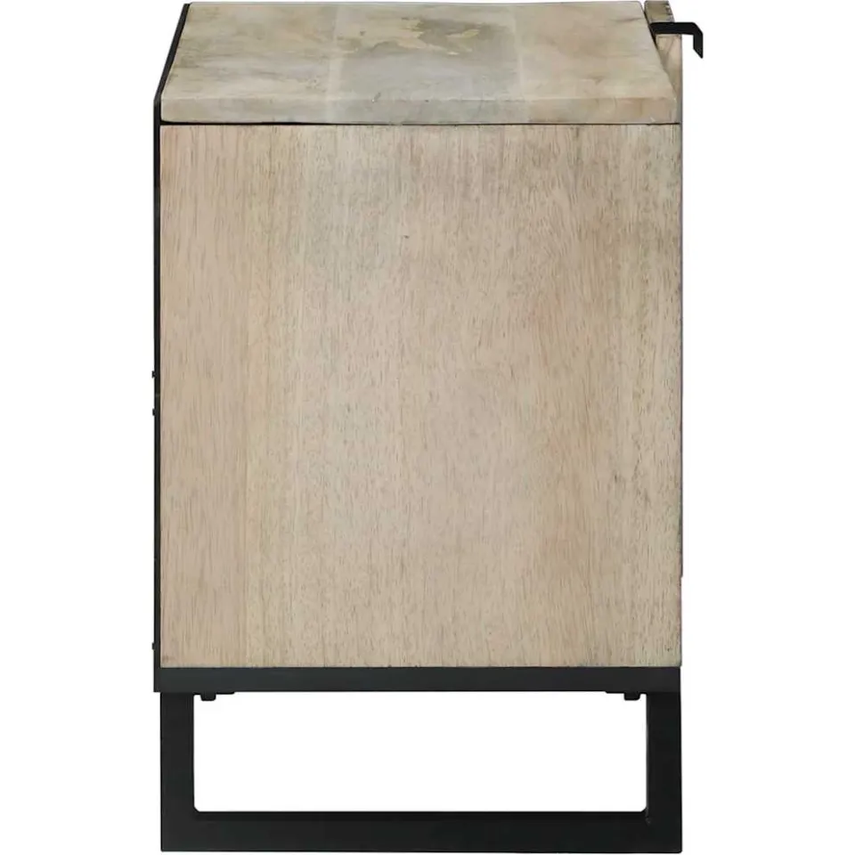 vidaXL TV Eenheden 80 x 33 x 46 cm Wit Bewerkt hout, foto 4