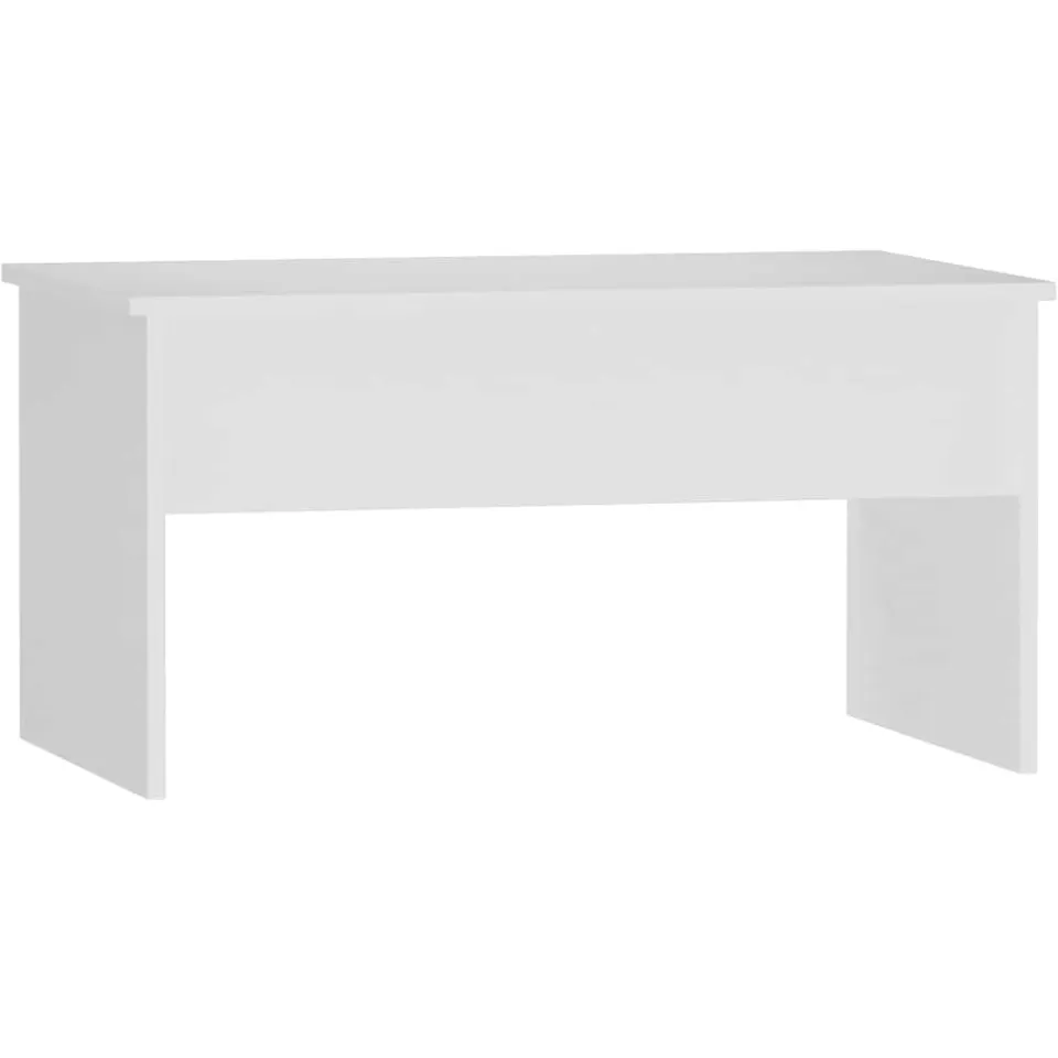 vidaXL Salontafel 80x50,5x41,5 cm bewerkt hout wit, foto 4