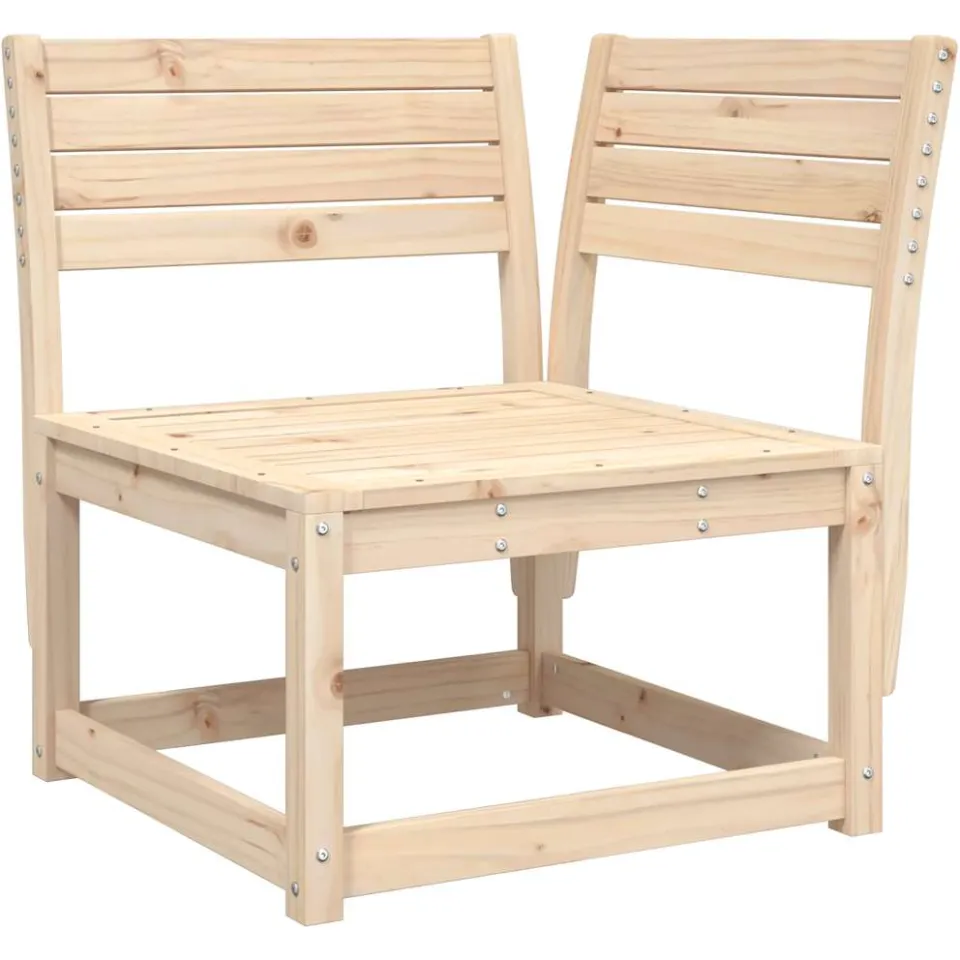 vidaXL 3-delige Loungeset massief grenenhout bruin, foto 3