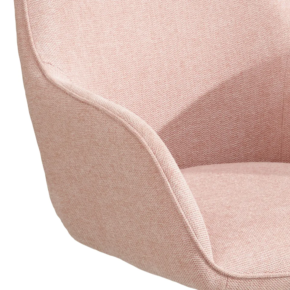 NOUS Living Loren eetkamerstoel roze, foto 6