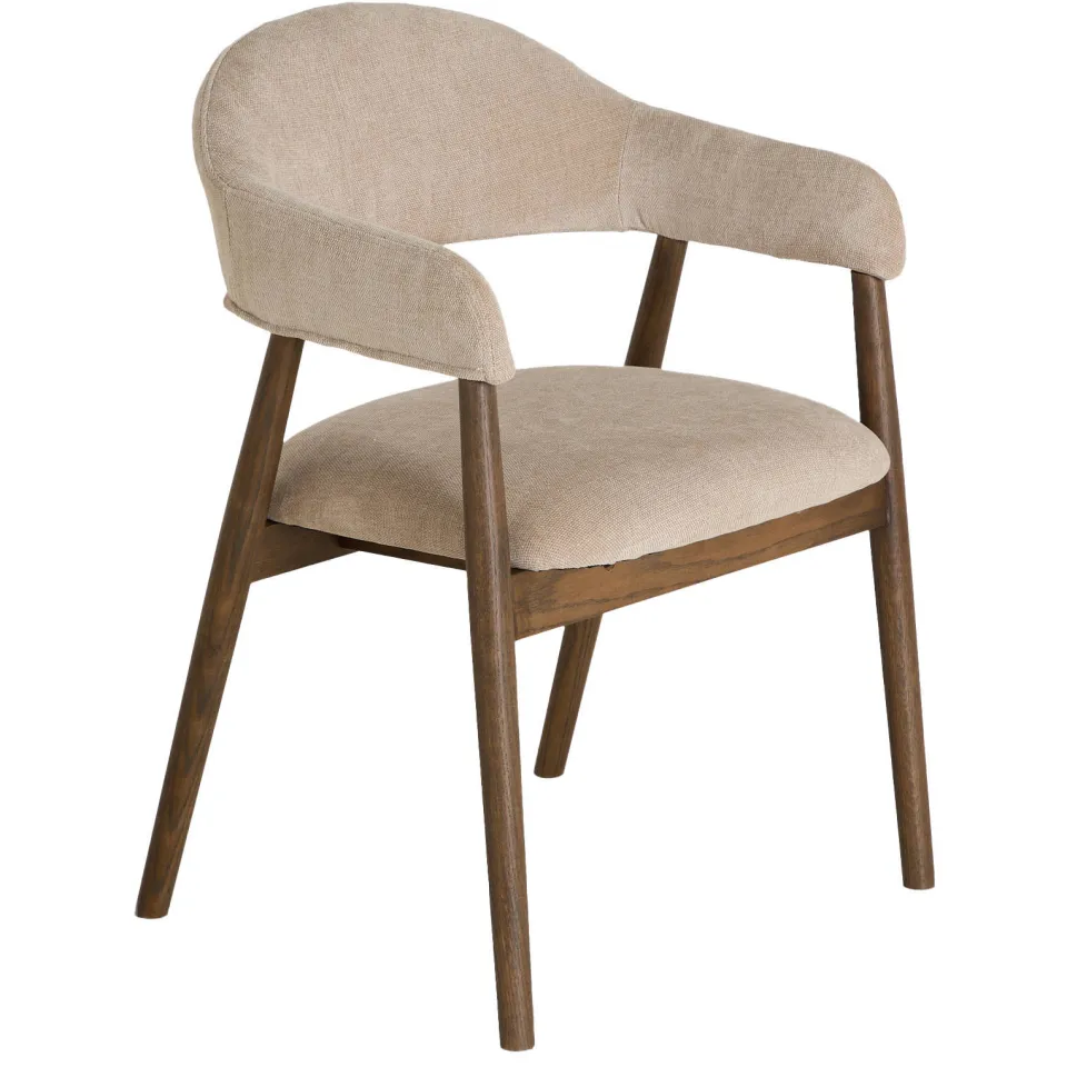 NOUS Living eetkamerstoel Myra beige, foto 5