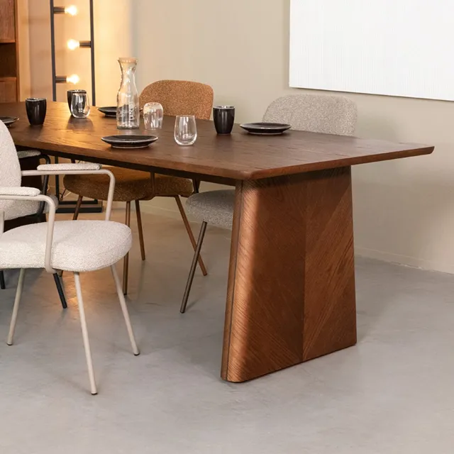 LABEL51 Jule Eetkamertafel - Bruin - Eiken - 240 cm