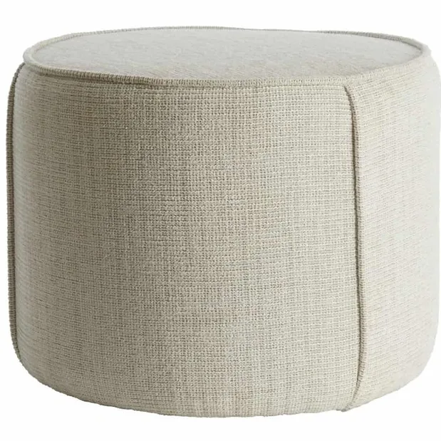 Light & Living Poef Domoni - Bruin - Ø50cm - Modern