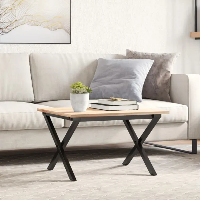 vidaXL Salontafelpoten X-frame 60x40x38 cm staal Zwart