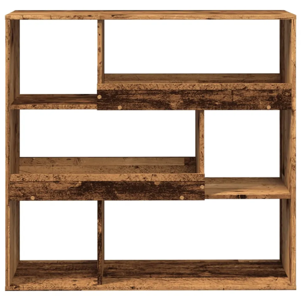vidaXL Boekenkast / kamerscherm 100x33x94,5 cm oud houtkleurig bruin, foto 4