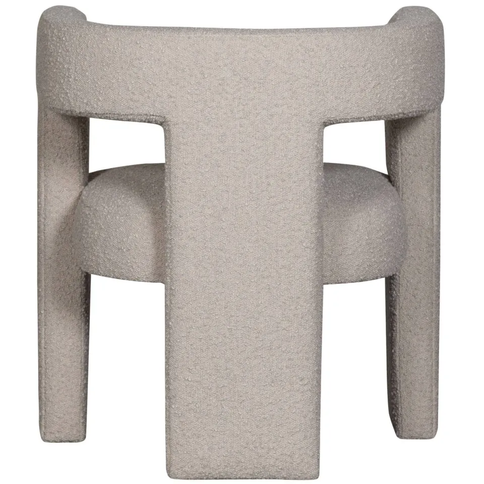 WOOOD Tiwa Fauteuil - Bouclé - Beige - 70x64x64, foto 2