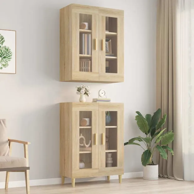 vidaXL Bovenkast 69,5x34x90 cm betongrijs