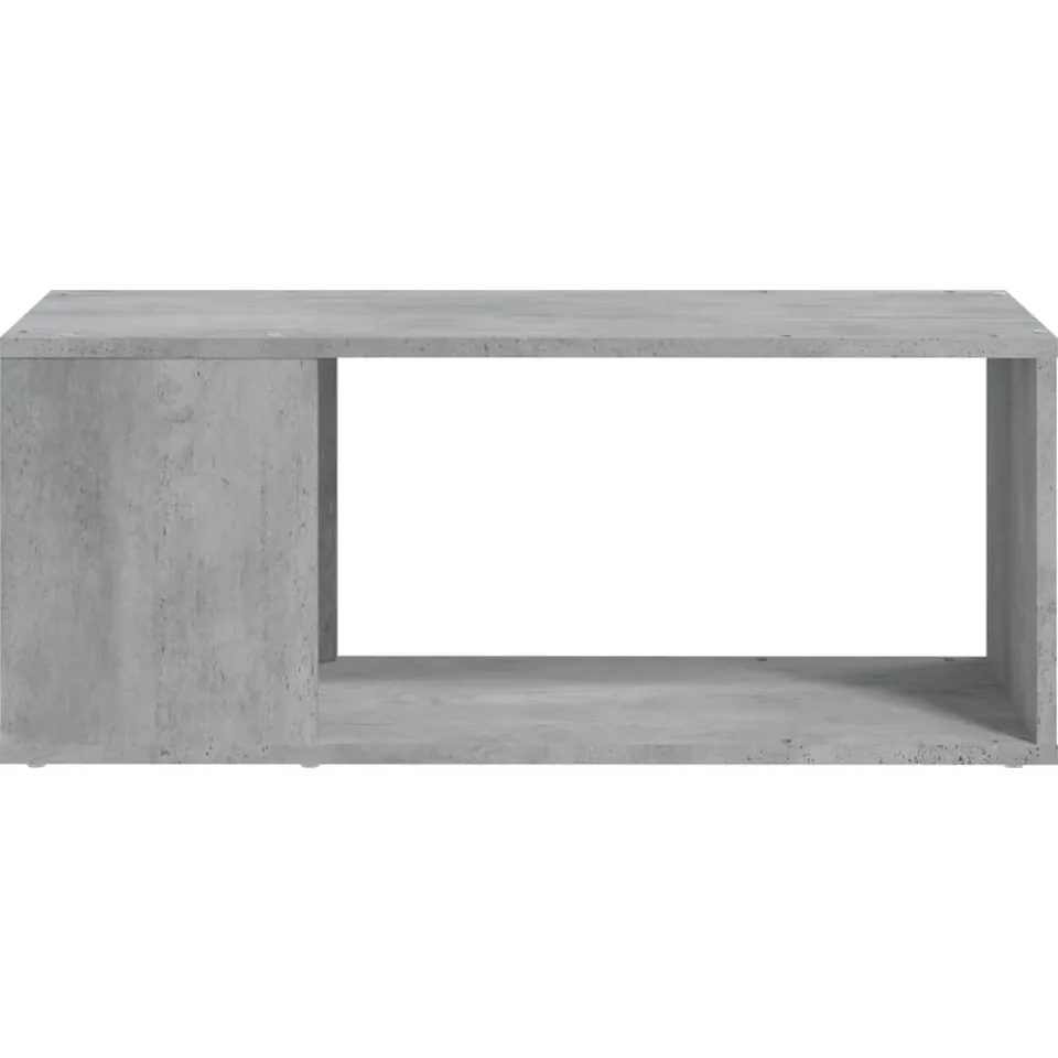 vidaXL Tv-meubel 80x24x32 cm bewerkt hout betongrijs grijs, foto 4