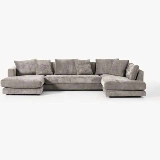 Westwing Collection U-bank Tribeca Taupe
