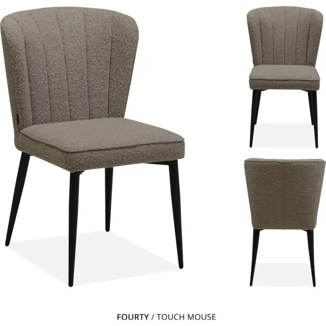 Maxfurn MX Sofa Eetkamer stoel Fourty | kleur: Mouse