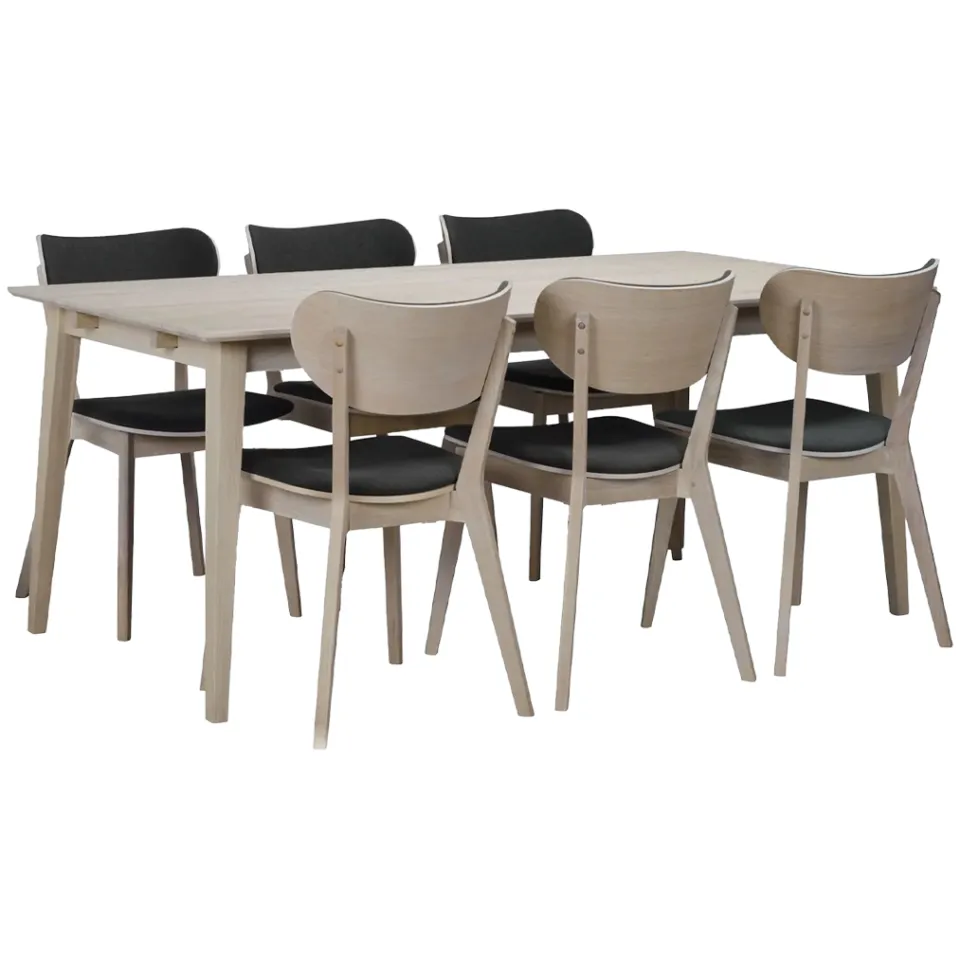 Rowico Home Filippa verlengbare houten eettafel whitewash - 180 x 90 cm, foto 3