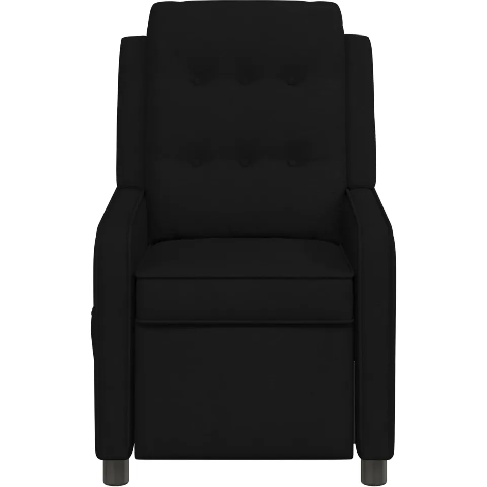 vidaXL Ligstoel Zwart 65 x 93 x 102 cm Stof, foto 4