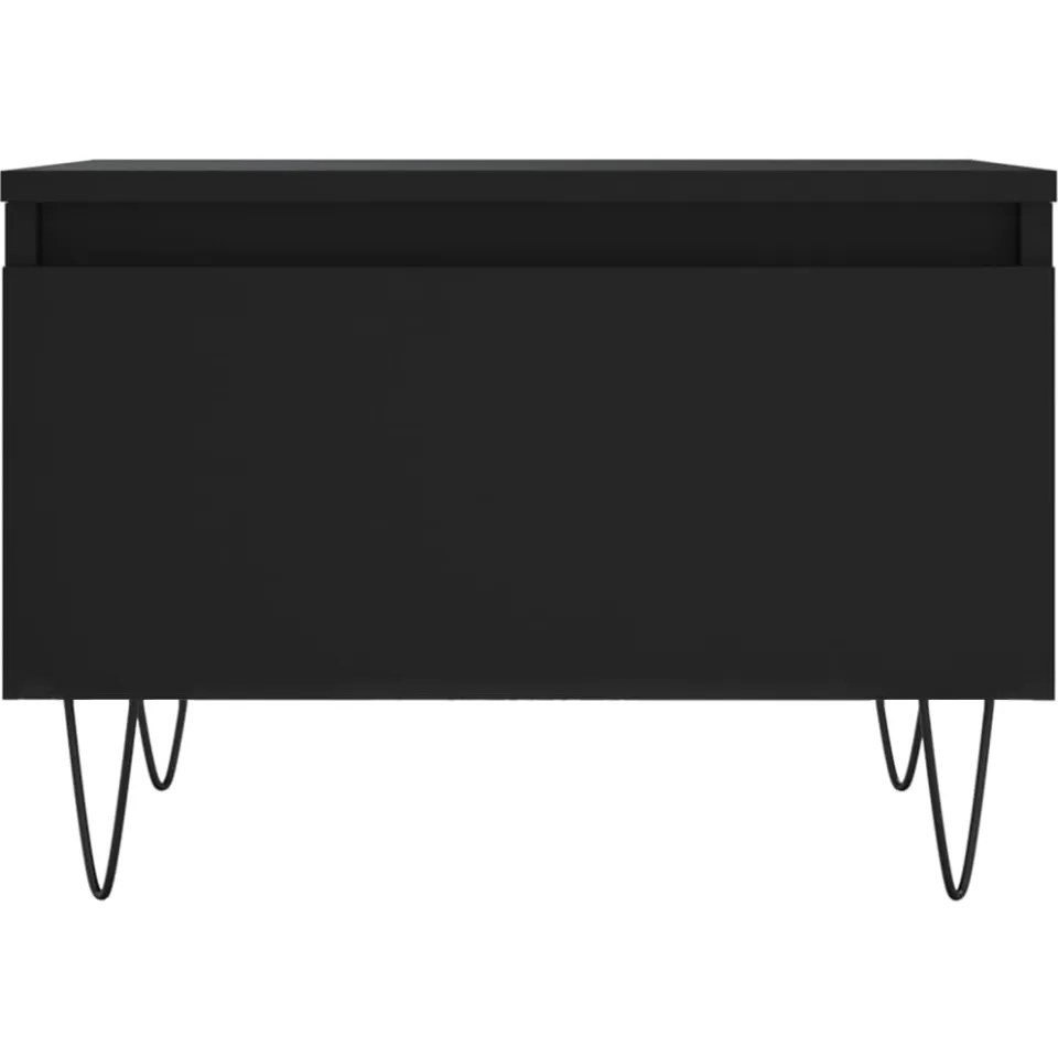 vidaXL Salontafels 2 st 50x46x35 cm bewerkt hout zwart, foto 5