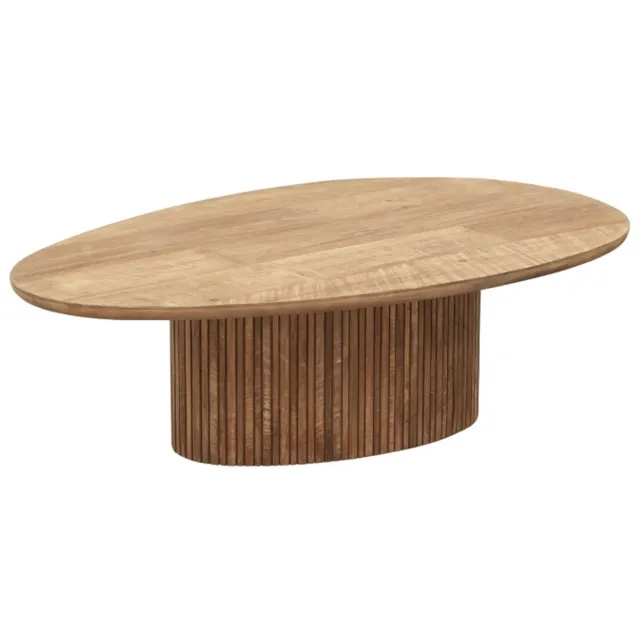 DTP Home Lagoon salontafel organisch teakhout naturel - 120 x 75 x 35 cm