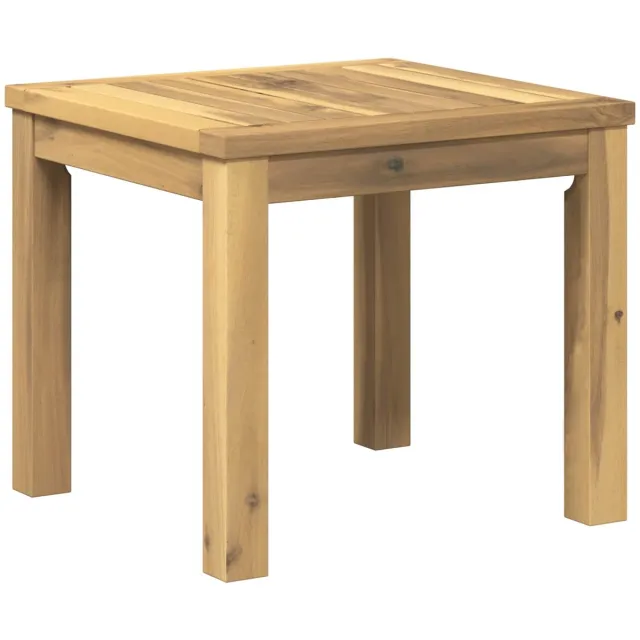 vidaXL Salontafel - LAREN - Witgewassen - 40 - x - 40,5 - x - 36 - cm