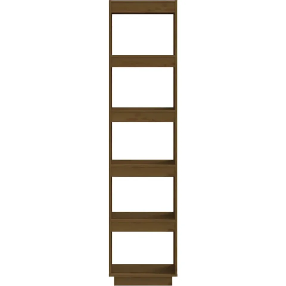 vidaXL Boekenkast/kamerscherm 40x35x167 cm grenenhout honingbruin bruin, foto 4