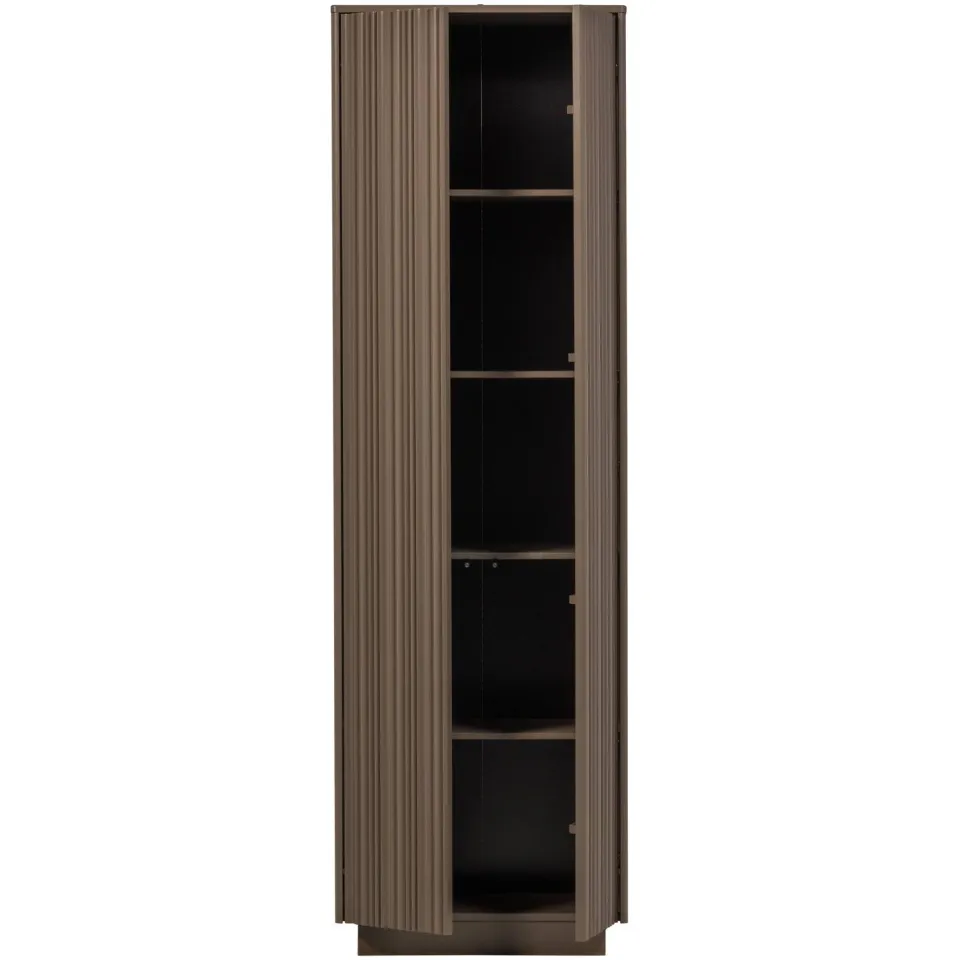 WOOOD Nova Hoge Kast - Grenen - Truffel Bruin - 215x67x40, foto 3