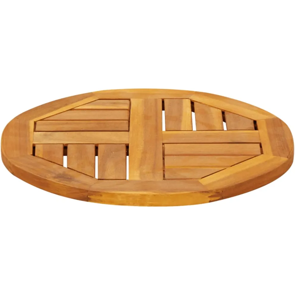 vidaXL Tafelblad rond Ø 40x2 cm massief acaciahout Bruin