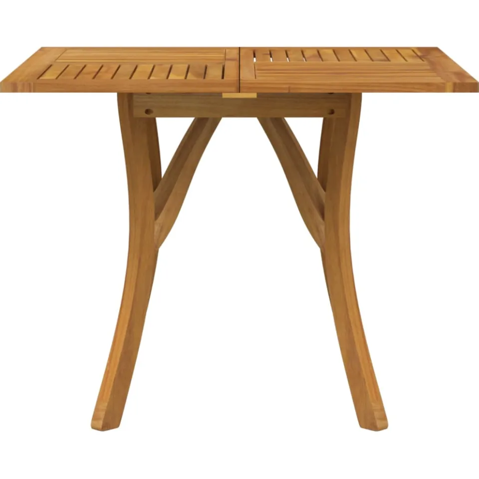 vidaXL Tuintafel 85x85x75 cm massief acaciahout bruin