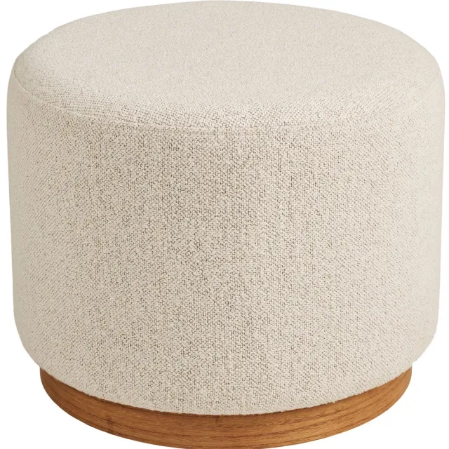 House Nordic Daisy Pouf Zandkleurig