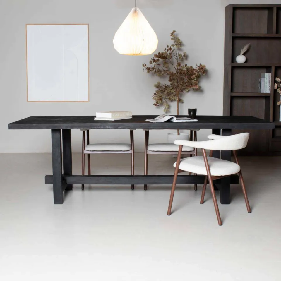 Giga Meubel Eettafel Frans - Mangohout - 300cm, foto 3