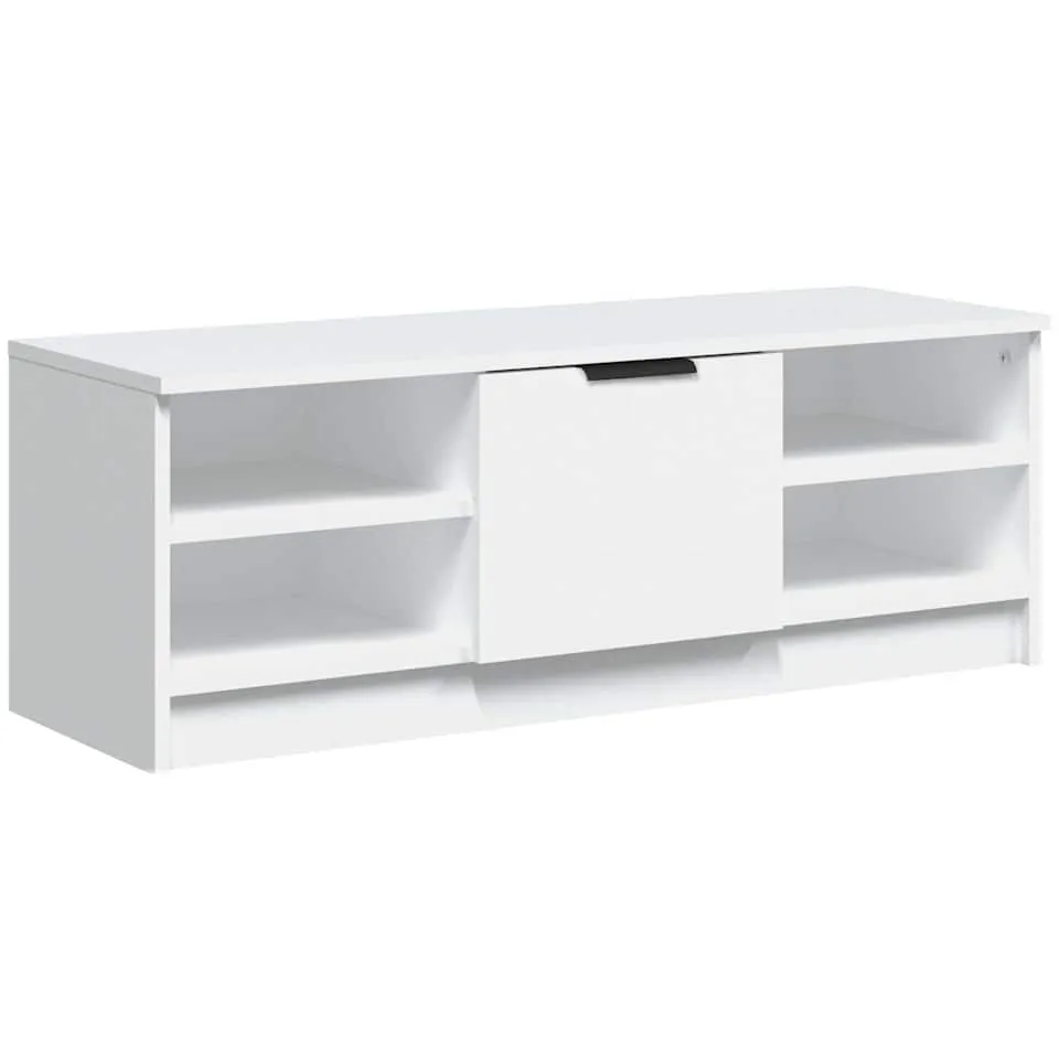 vidaXL Tv-meubel 102x35,5x36,5 cm bewerkt hout wit
