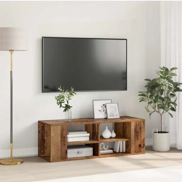 vidaXL Tv-meubelset 102 x 35 x 35 cm Oud Hout Bewerkt hout bruin, foto 2