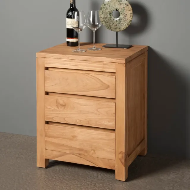 Tower Living Corona nachtkastje teak