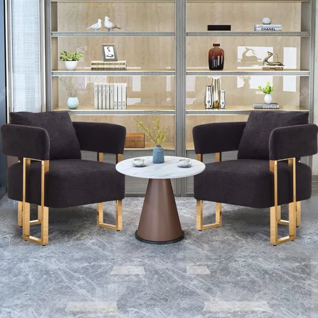 VVBV Bank 68x68x70 cm – Bank van Fluweel – Minimalistisch – Modern Design – Voor Woonkamer – Voor Slaapkamer – Zwart