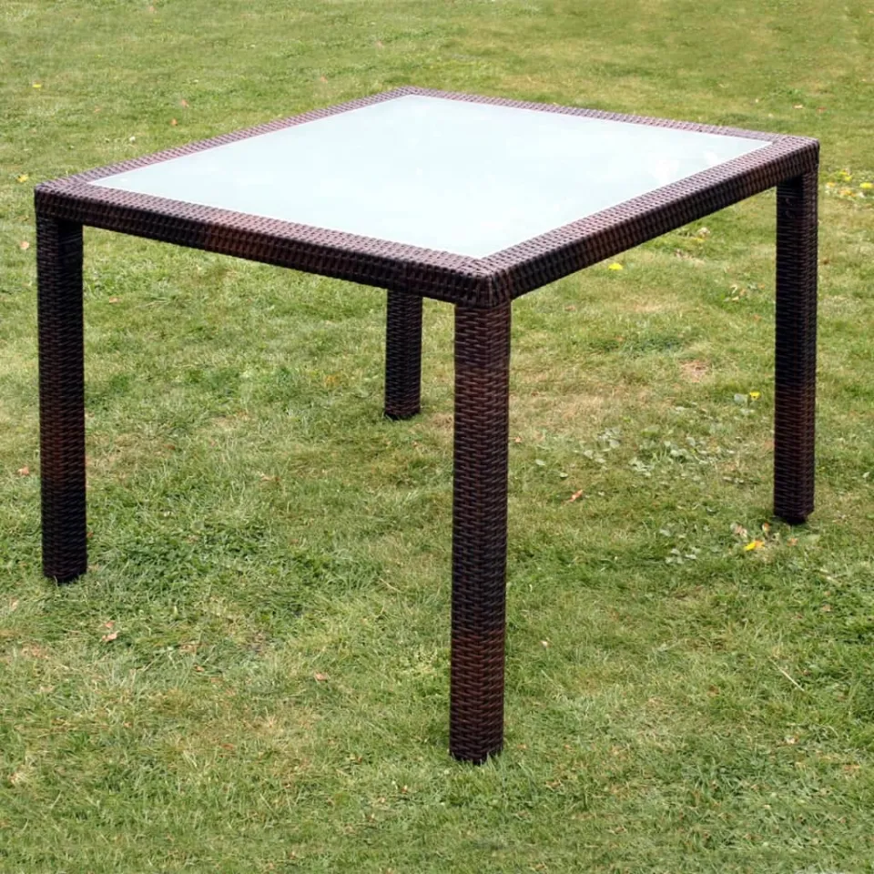 vidaXL 5-delige Tuinset met kussens poly rattan bruin, foto 3
