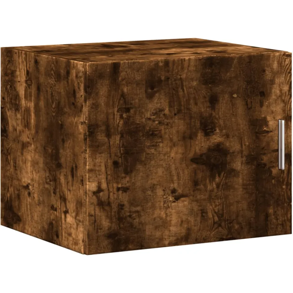 vidaXL Wandkast 50x42,5x40 cm bewerkt hout gerookt eikenkleurig Bruin