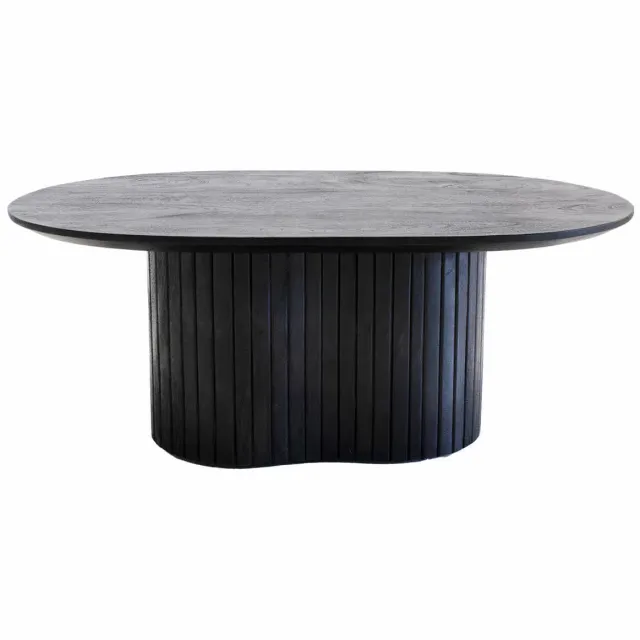 Giga Meubel Salontafel Ava - Ovaal - Mangohout - 90cm
