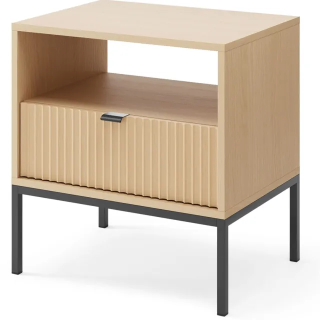 Selsey Vellore – Nachtkastje met lade, Eiken Vicenza-look, 54 cm