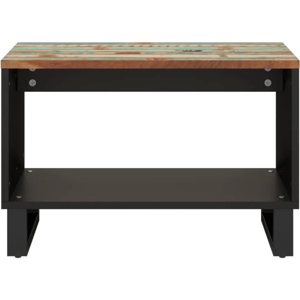 vidaXL Salontafel 60x50x40 cm massief gerecycled hout Meerkleurig