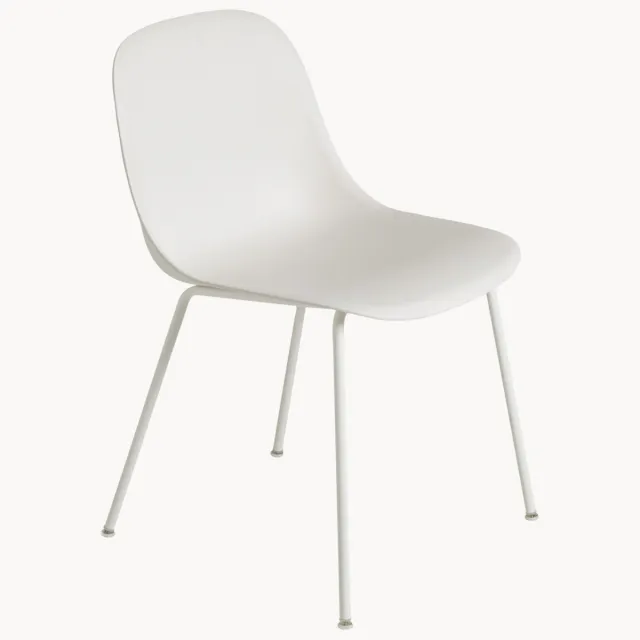 Muuto Eetkamerstoel Fiber Wit