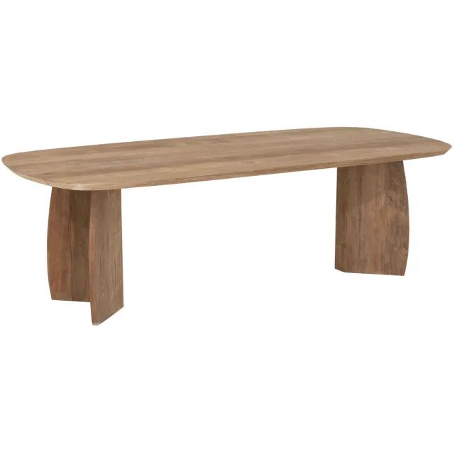 DTP Home Nova eettafel Deens ovaal teakhout 250x110 cm Naturel