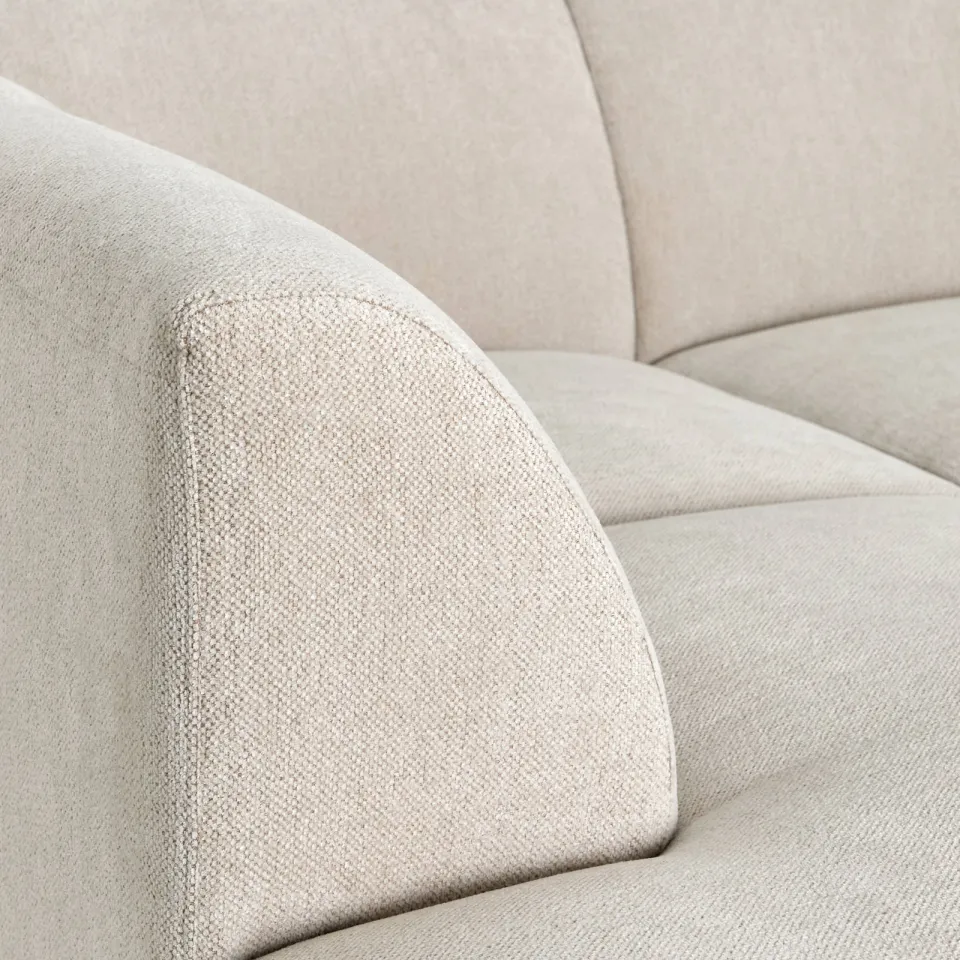 NOUS Living hoekbank links Bruno beige, foto 2