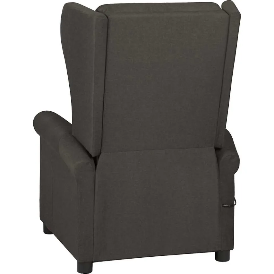 vidaXL Massagestoel stof taupe, foto 3
