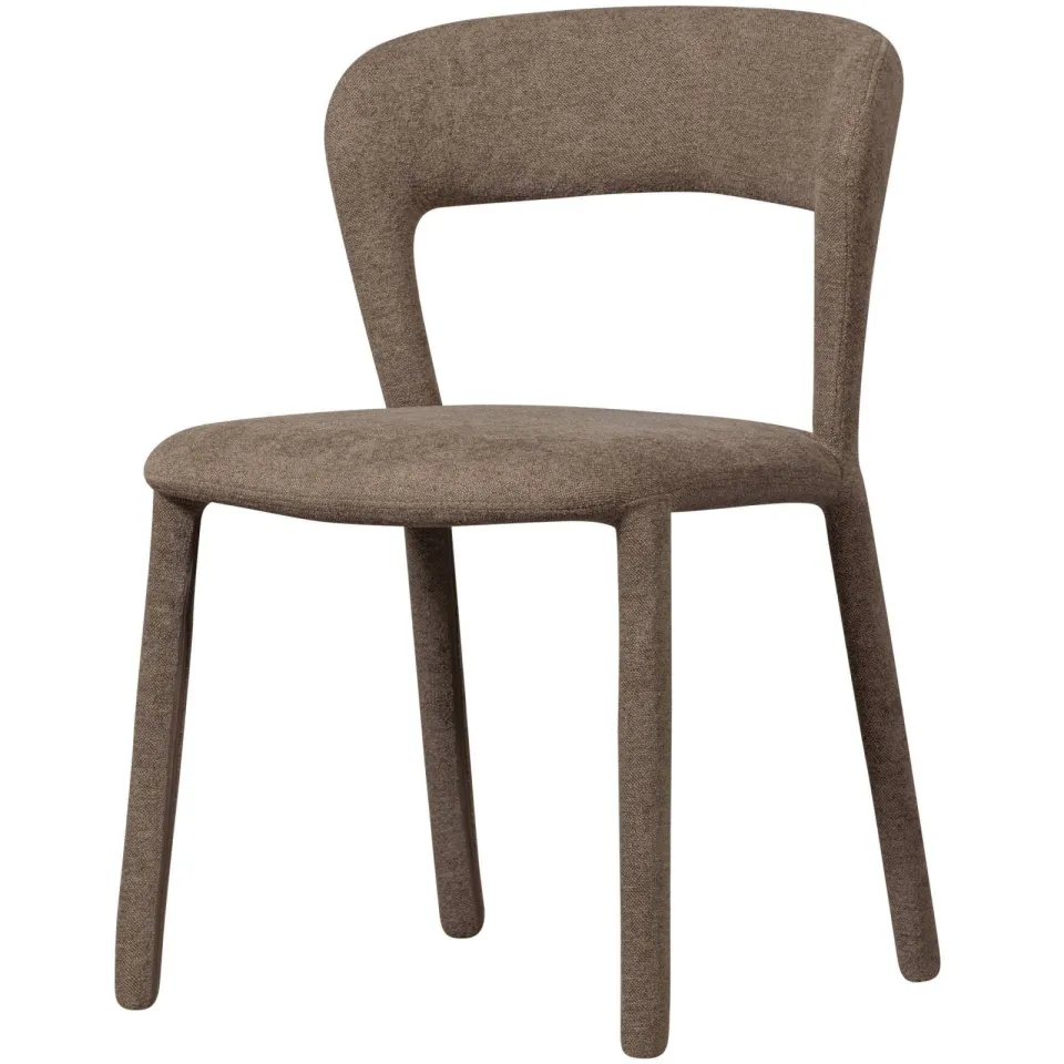WOOOD Noble eetkamerstoel taupe, foto 2