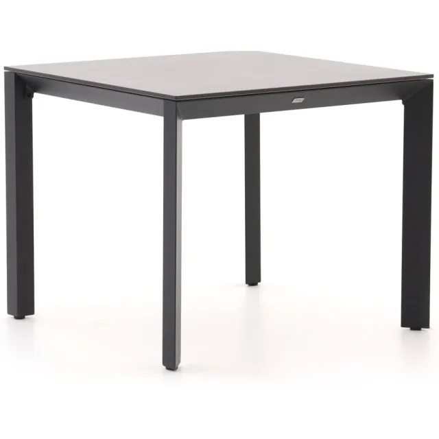 Bellagio tuinmeubelen Bellagio Sestino dining tuintafel 90x90cm Zwart