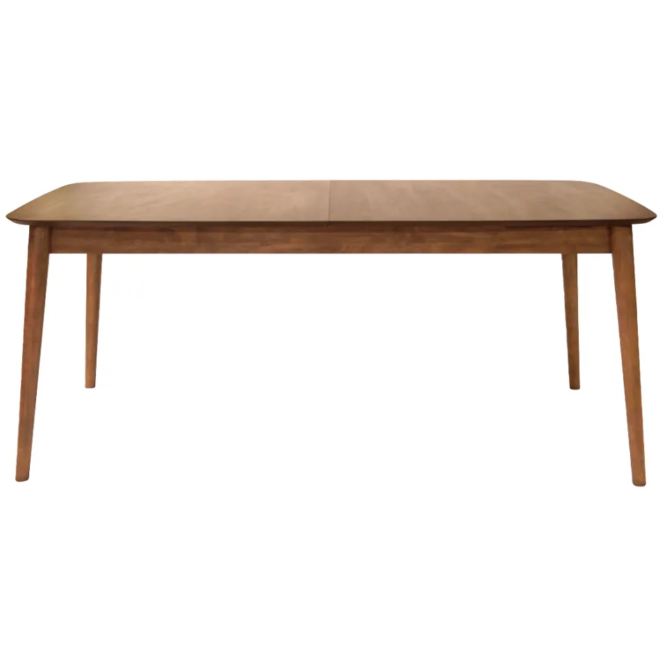 Lisomme Victor uitschuifbare houten eettafel walnoot - 180 tot 219 x 90 cm, foto 5