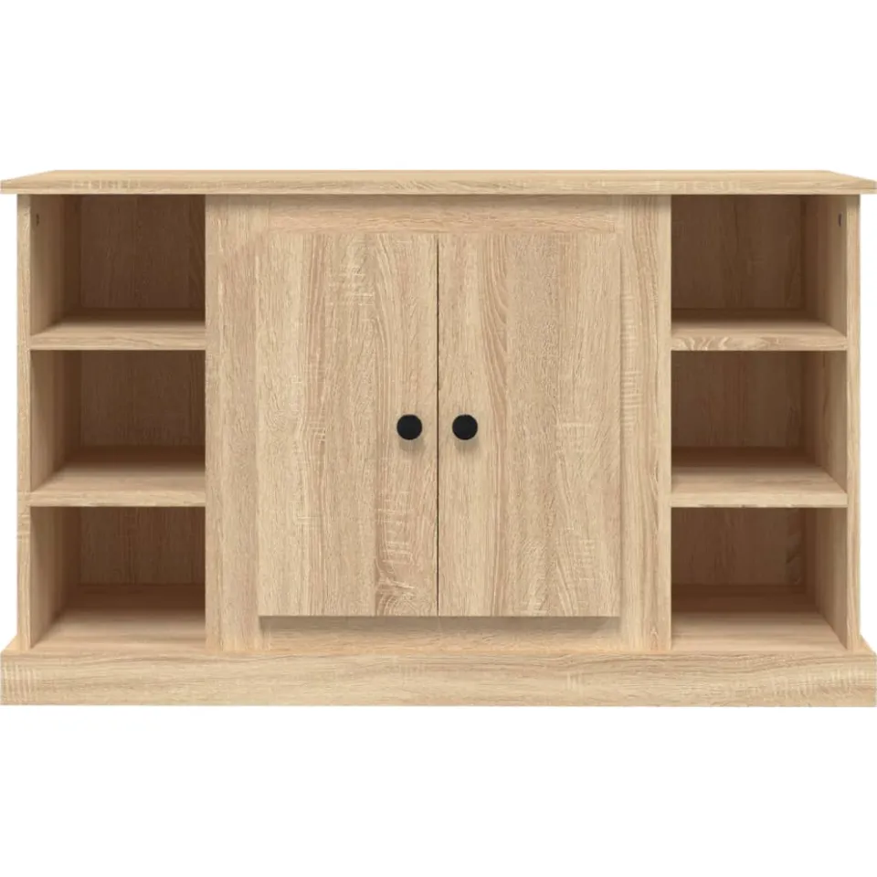 vidaXL Dressoir 100x35,5x60 cm bewerkt hout sonoma eikenkleurig, foto 4