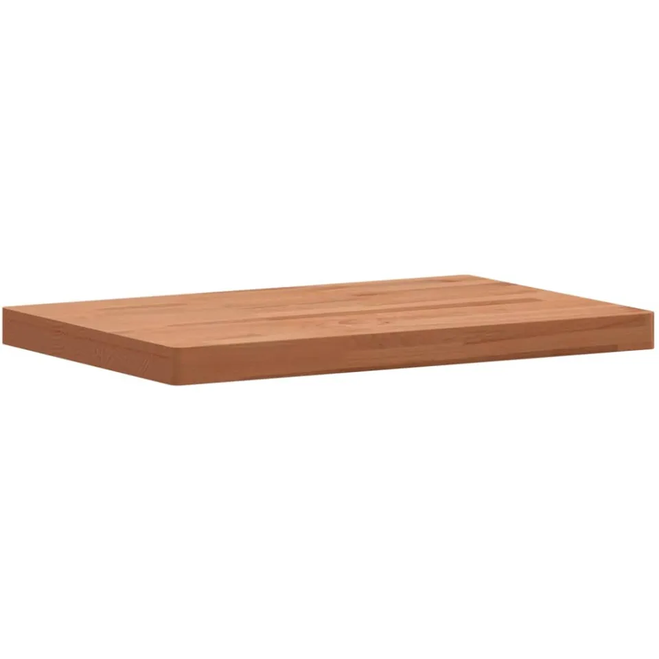 vidaXL Tafelblad rechthoekig 60x40x4 cm massief beukenhout Bruin