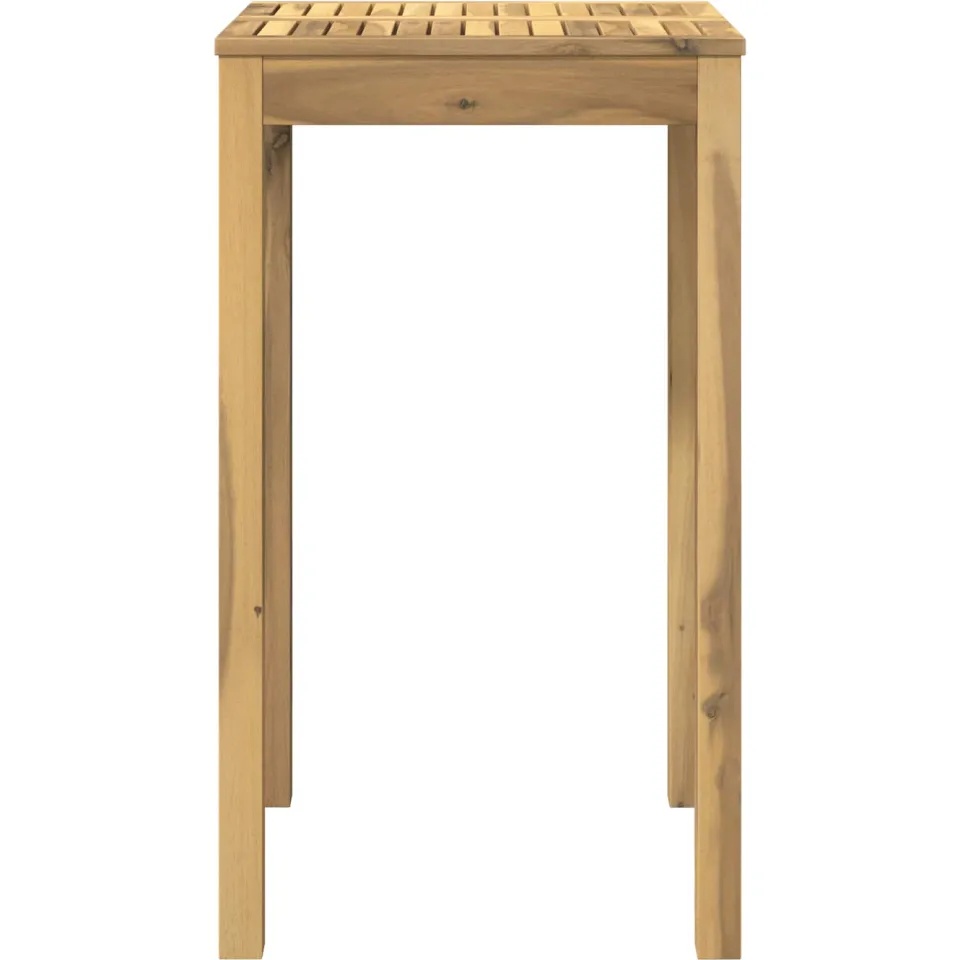vidaXL Tuinbar Tafel LAREN Witgewassen 60 x 60,5 x 105 cm Bruin