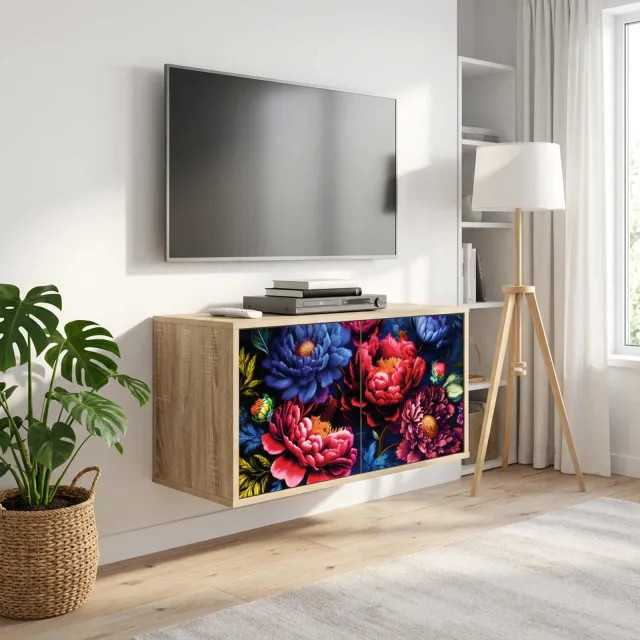vidaXL Wandgemonteerd tv-meubel KIEL 69 x 33 x 40 cm Sonoma Eiken, foto 2